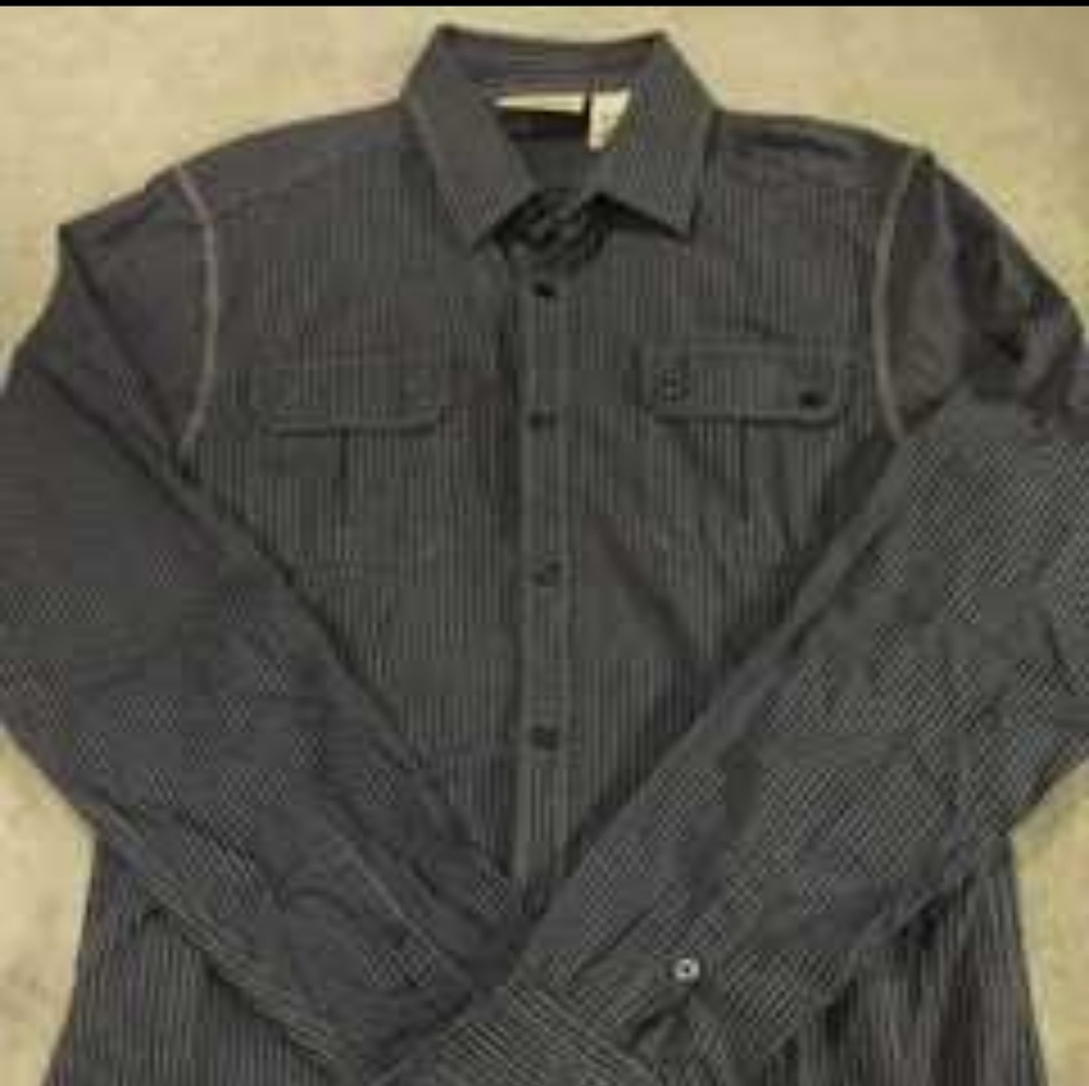 DKNYJeans Mens Long Sleeve Shirt Sm